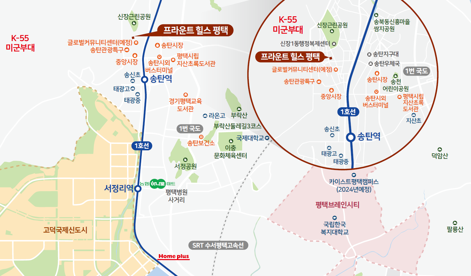입지 지도 이미지